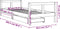 vidaXL - Kinderbedframe - met - lades - 80x200 - cm - massief - grenenhout