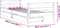 vidaXL - Kinderbedframe - met - lades - 80x200 - cm - massief - grenenhout