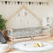 vidaXL - Kinderbedframe - met - lades - 80x200 - cm - massief - grenenhout