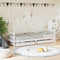 vidaXL - Kinderbedframe - met - lades - 80x200 - cm - massief - grenenhout - wit