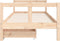 vidaXL - Kinderbedframe - met - lades - 80x200 - cm - massief - grenenhout