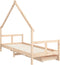 vidaXL - Kinderbedframe - met - lades - 80x200 - cm - massief - grenenhout