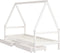 vidaXL - Kinderbedframe - met - lades - 80x200 - cm - massief - grenenhout - wit