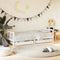 vidaXL - Kinderbedframe - met - lades - 90x190 - cm - massief - grenenhout - wit