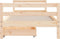 vidaXL - Kinderbedframe - met - lades - 90x190 - cm - massief - grenenhout