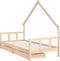 vidaXL - Kinderbedframe - met - lades - 90x190 - cm - massief - grenenhout