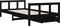 vidaXL - Kinderbedframe - met - lades - 90x190 - cm - massief - grenenhout - zwart