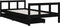 vidaXL - Kinderbedframe - met - lades - 90x190 - cm - massief - grenenhout - zwart