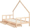 vidaXL - Kinderbedframe - met - lades - 90x190 - cm - massief - grenenhout