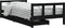 vidaXL - Kinderbedframe - met - lades - 90x200 - cm - massief - grenenhout - zwart