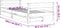 vidaXL - Kinderbedframe - met - lades - 90x200 - cm - massief - grenenhout - wit