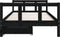 vidaXL - Kinderbedframe - met - lades - 90x200 - cm - massief - grenenhout - zwart