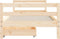 vidaXL - Kinderbedframe - met - lades - 90x200 - cm - massief - grenenhout