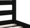 vidaXL - Kinderbedframe - met - lades - 90x200 - cm - massief - grenenhout - zwart