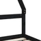 vidaXL - Kinderbedframe - met - lades - 90x200 - cm - massief - grenenhout - zwart