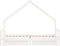 vidaXL - Kinderbedframe - met - lades - 90x200 - cm - massief - grenenhout - wit