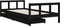 vidaXL - Kinderbedframe - met - lades - 90x200 - cm - massief - grenenhout - zwart