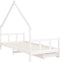 vidaXL - Kinderbedframe - met - lades - 90x200 - cm - massief - grenenhout - wit