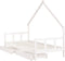 vidaXL - Kinderbedframe - met - lades - 90x200 - cm - massief - grenenhout - wit