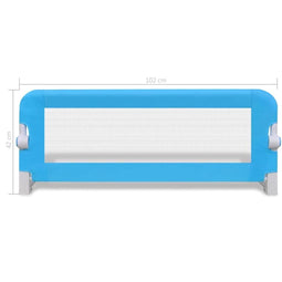 vidaXL Kinderbedhekjes 2 st 102x42 cm blauw
