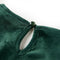 vidaXL-Kinderblouse-met-ruches-116-donkergroen