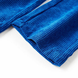 vidaXL-Kinderbroek-104-ribfluweel-kobaltblauw