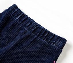 vidaXL-Kinderbroek-104-ribfluweel-marineblauw