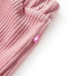 vidaXL-Kinderbroek-116-ribfluweel-Lichtroze