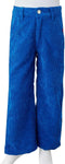 vidaXL-Kinderbroek-128-ribfluweel-kobaltblauw
