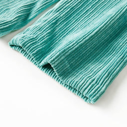 vidaXL-Kinderbroek-128-ribfluweel-mintgroen