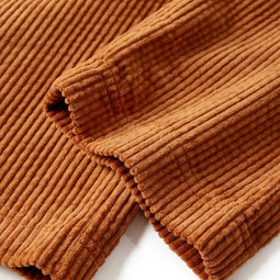 vidaXL-Kinderbroek-92-ribfluweel-cognackleurig
