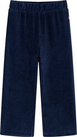 vidaXL-Kinderbroek-92-ribfluweel-marineblauw