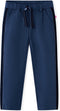 vidaXL-Kinderbroek-met-zwarte-bies-116-marineblauw