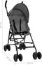 vidaXL - Kinderbuggy - staal - lichtgrijs - en - zwart