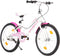 vidaXL - Kinderfiets - 20 - inch - roze - en - wit