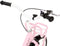 vidaXL - Kinderfiets - met - voordrager - 14 - inch - wit - en - roze