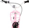 vidaXL - Kinderfiets - met - voordrager - 14 - inch - wit - en - roze