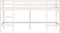 vidaXL - Kinderhoogslaper - met - ladder - 80x200 - cm - massief - grenenhout - wit