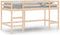 vidaXL - Kinderhoogslaper - met - ladder - 80x200 - cm - massief - grenenhout