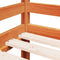 vidaXL - Kinderhoogslaper - met - ladder - 80x200 - cm - massief - grenenhout - bruin