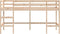 vidaXL - Kinderhoogslaper - met - ladder - 80x200 - cm - massief - grenenhout