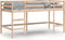 vidaXL - Kinderhoogslaper - met - ladder - 80x200 - cm - massief - grenenhout