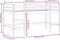 vidaXL - Kinderhoogslaper - met - ladder - 90x190 - cm - massief - grenenhout