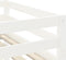 vidaXL - Kinderhoogslaper - met - ladder - 90x190 - cm - massief - grenenhout - wit