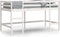 vidaXL - Kinderhoogslaper - met - ladder - 90x190 - cm - massief - grenenhout