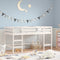vidaXL - Kinderhoogslaper - met - ladder - 90x190 - cm - massief - grenenhout