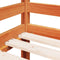 vidaXL - Kinderhoogslaper - met - ladder - 90x190 - cm - massief - grenenhout - bruin