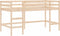 vidaXL - Kinderhoogslaper - met - ladder - 90x190 - cm - massief - grenenhout