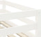 vidaXL - Kinderhoogslaper - met - ladder - 90x190 - cm - massief - grenenhout - wit