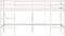 vidaXL - Kinderhoogslaper - met - ladder - 90x190 - cm - massief - grenenhout - wit